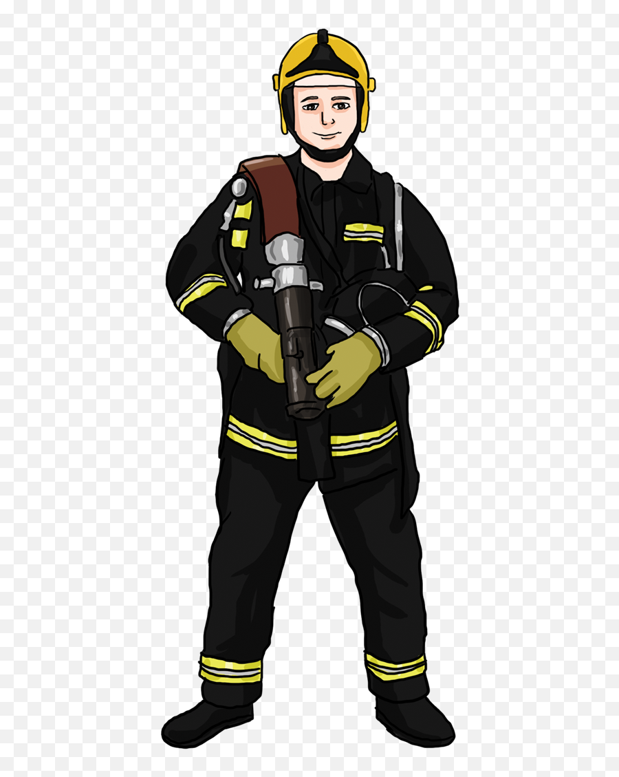 Fireman Cute Firefighter Clipart Free Clipart Images Image 2 - Man Firefighter Clipart Emoji,Firefighter Emoji