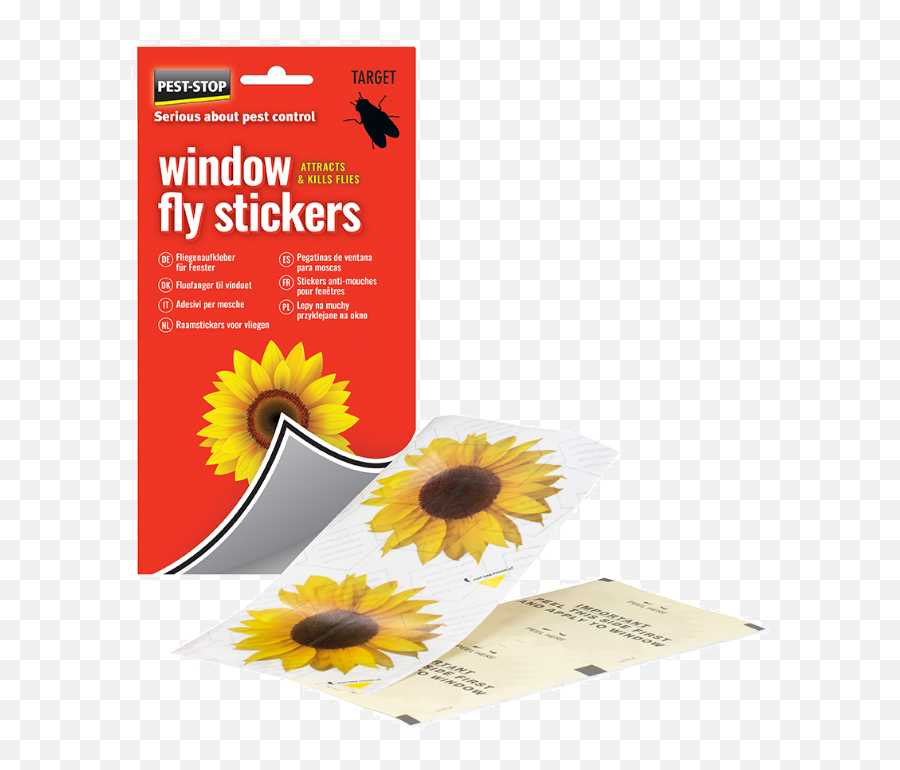 Pest Stop Window Fly Stickers 4pk Emoji,Fly The W Emoji