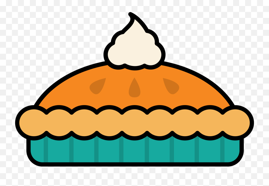 Big Image - Thanksgiving Pie Clip Art Png Download Full Transparent Background Pumpkin Pie Clipart Emoji,Thanksgiving Emoji Text