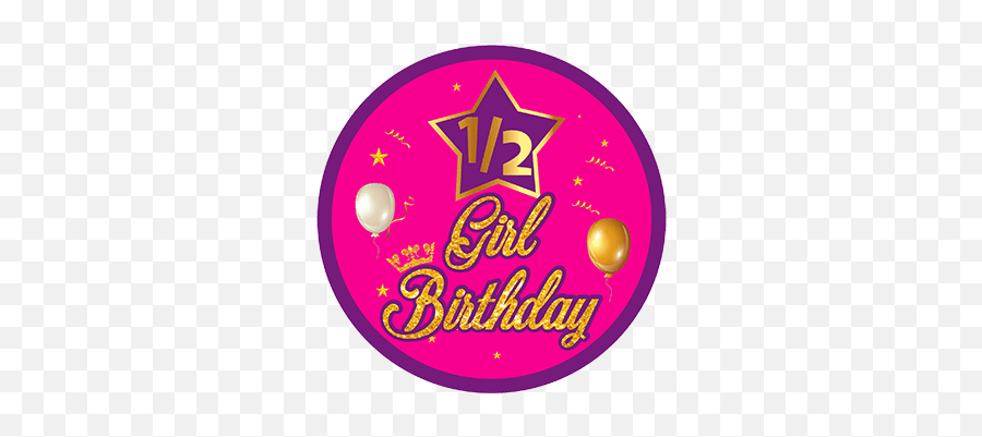 Half Birthday Archives - Party Propz Online Party Supply Dot Emoji,Girl Emoji Party
