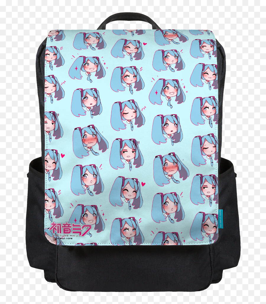 Miku Emojis Backpack Flap - Steven Universe Cookie Cat Backpack,Emoji Backpack For Boys