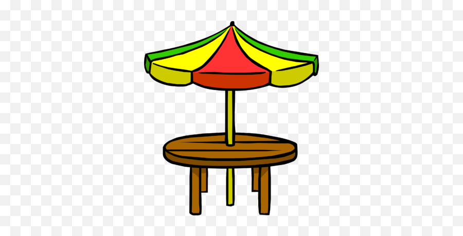 Umbrella Table - Umbrella Is On The Table Cartoon Emoji,Number 10 And Umbrella Emoji