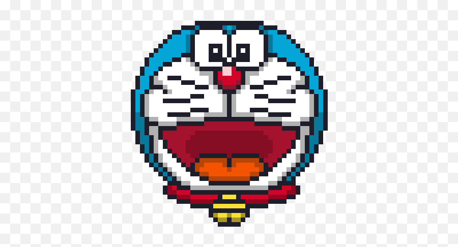 Pixel Art Barrels - Anime Pixel Art Emoji,Doraemon Emoji