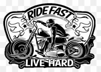 Harleydavidson Harley Motorcycle Biker - Ride Fast Live Hard Emoji,Harley Davidson Emoji