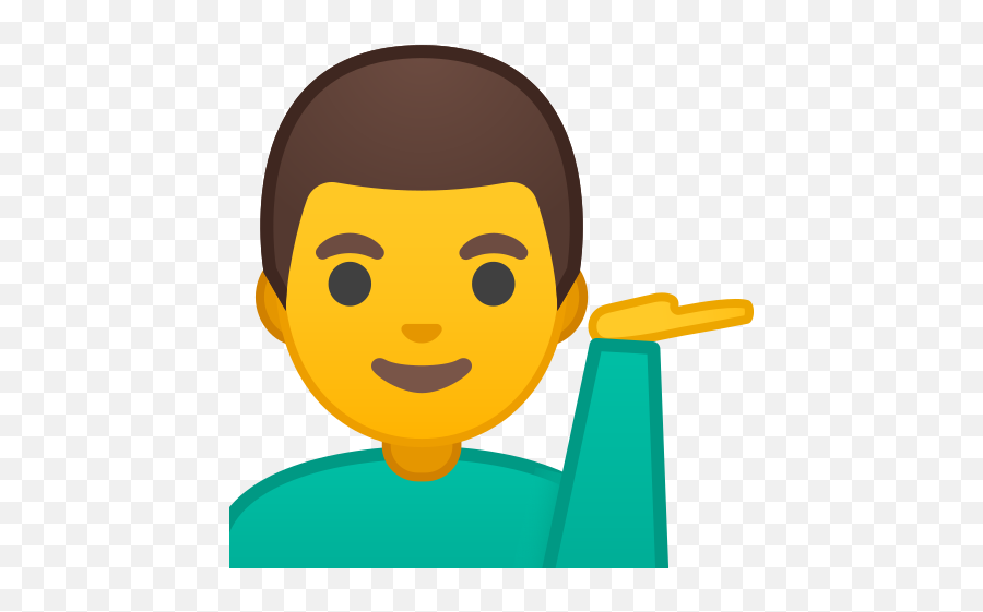 Man Tipping Hand Emoji - Arzt Emoji,Hand Out Emoji