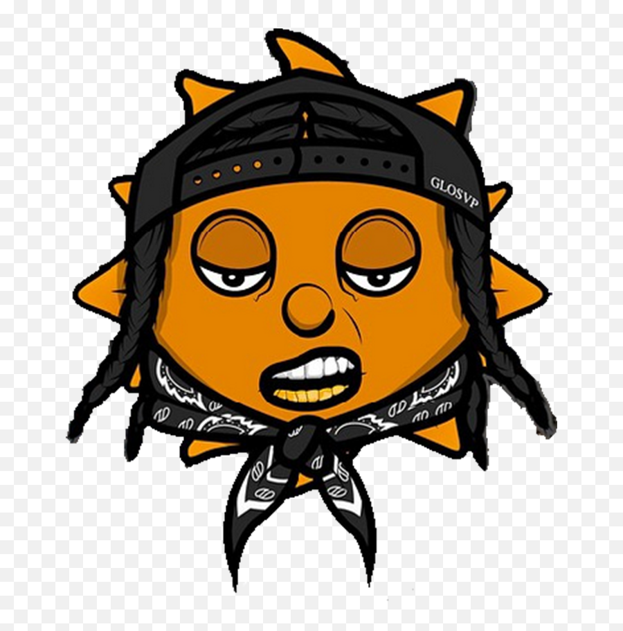 Glo Gang Chief Keef Emojis - Chief Keef Cartoon Drawing,Gang Emojis