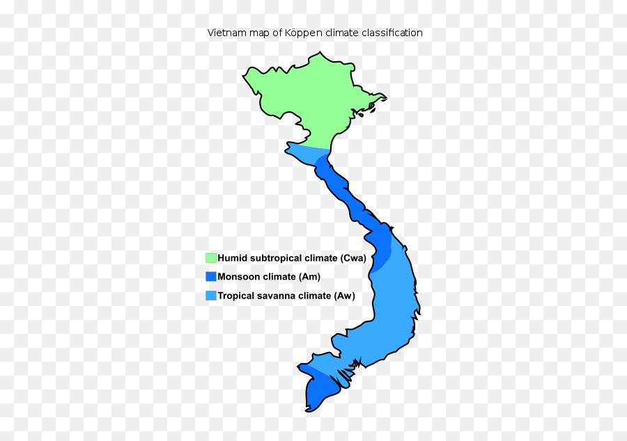 Vietnam Map Of Köppen Climate Classification - Koppen Climate Classification Vietnam Emoji,Texas Emoji