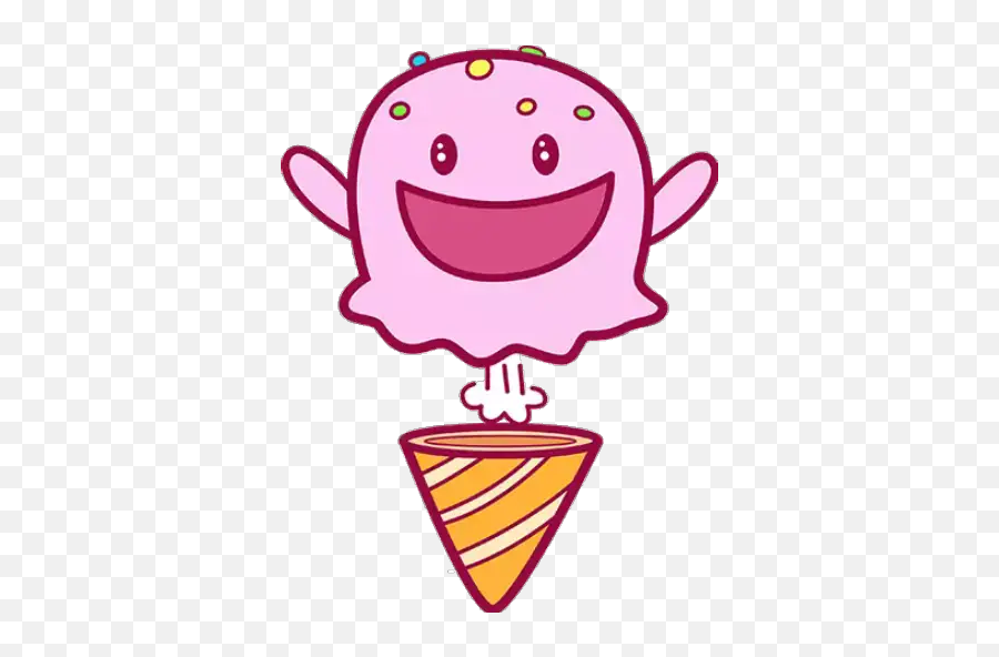 Ice Cream Emoji Stickers For Whatsapp - Talking Ice Cream,Cream Emoji