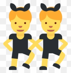Men With Bunny Ears Partying Emoji Meaning And Pictures - One