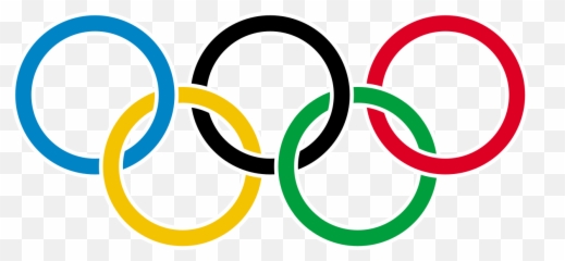 Olympic Rings With White Rims - Emoji
