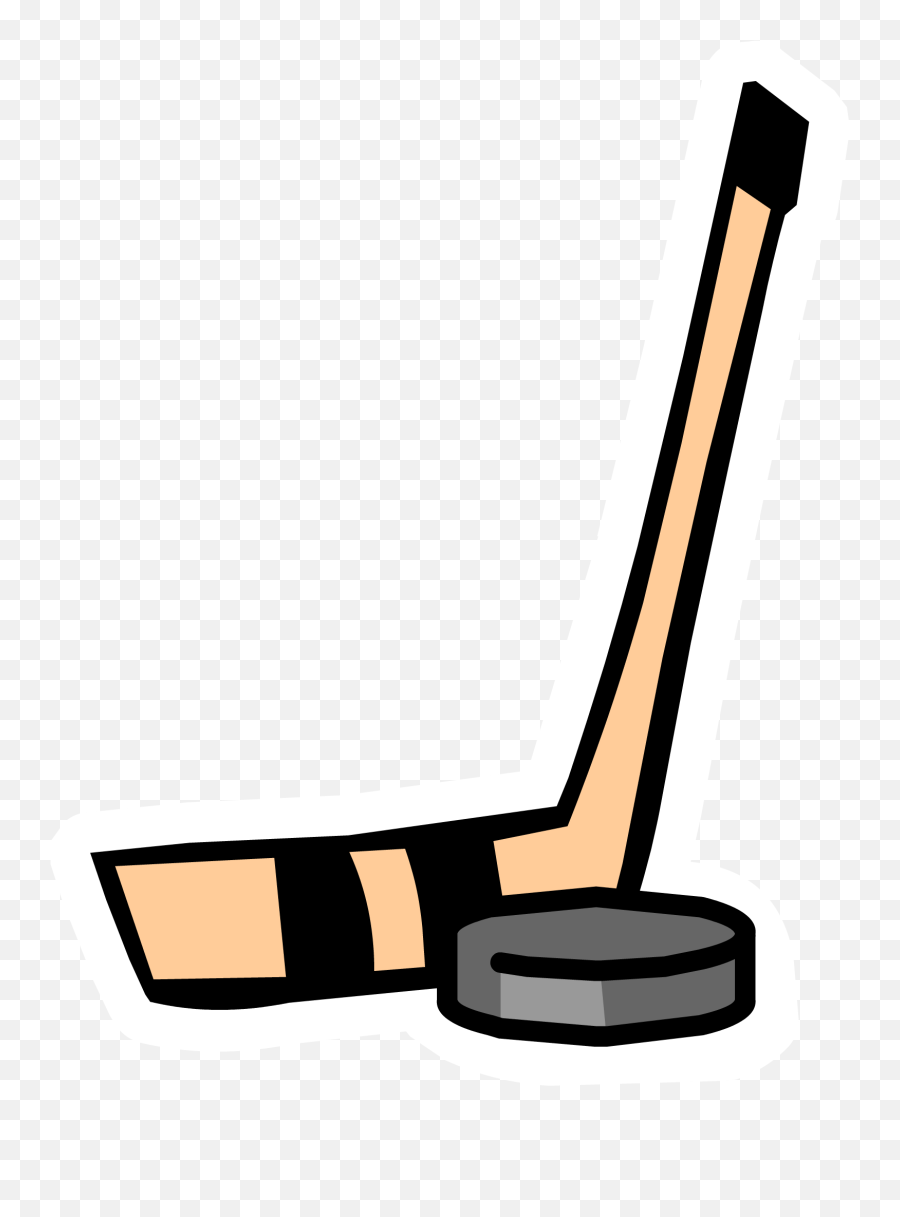 Hockey Puck And Stick Transparent Png - Simple Cartoon Hockey Stick Emoji,Hockey Puck Emoji