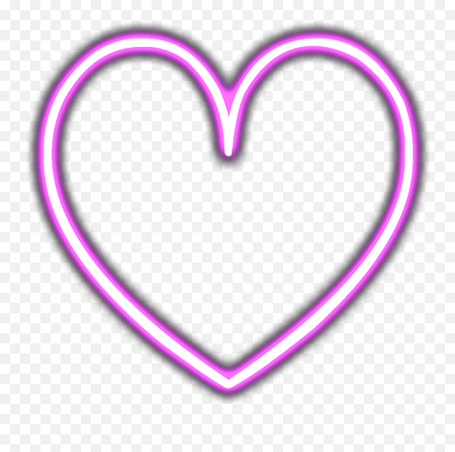 Ftestickers Heart Luminous Glowing Pink - Heart Emoji,Glowing Heart Emoji