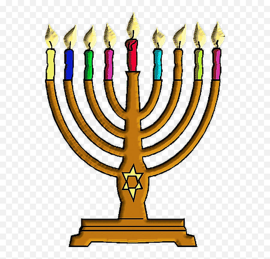 Menorah Hanukkah Happyhanukkah Freetoedit - Menorah Candles Emoji,Hanukkah Emoji