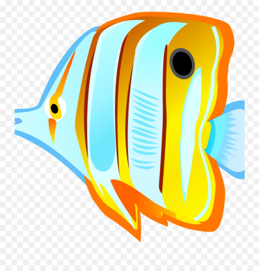 Tropical Fish Clipart Ocean With Fish - Tropical Fish Clipart Transparent Background Emoji,Clown Fish Emoji