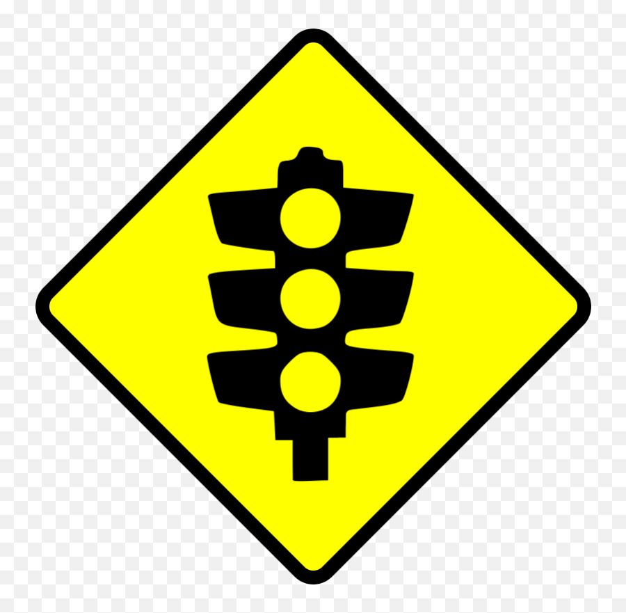 Free Vector Caution Traffic Lights Clip - Traffic Light Emoji,Traffic Light Caution Sign Emoji
