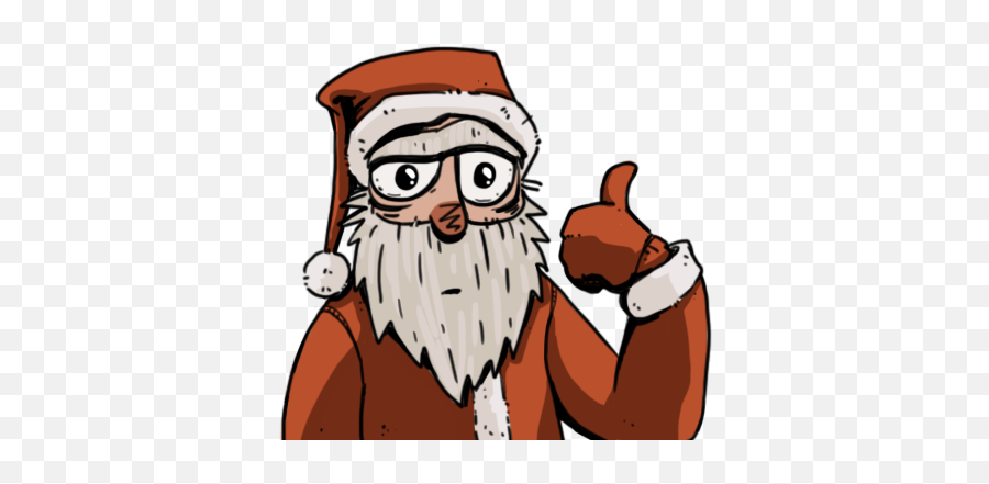 Edgy Santa By Yk Animation Studio - Edgy Santa Emoji,Edgy Emoji