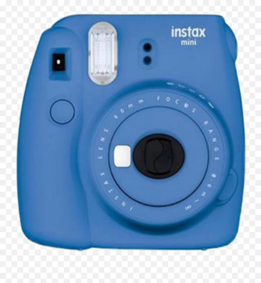 Camera Blue Aesthetic Sticker - Instax Polaroid Camera In Nepal Emoji,Emoji Camera Sticker