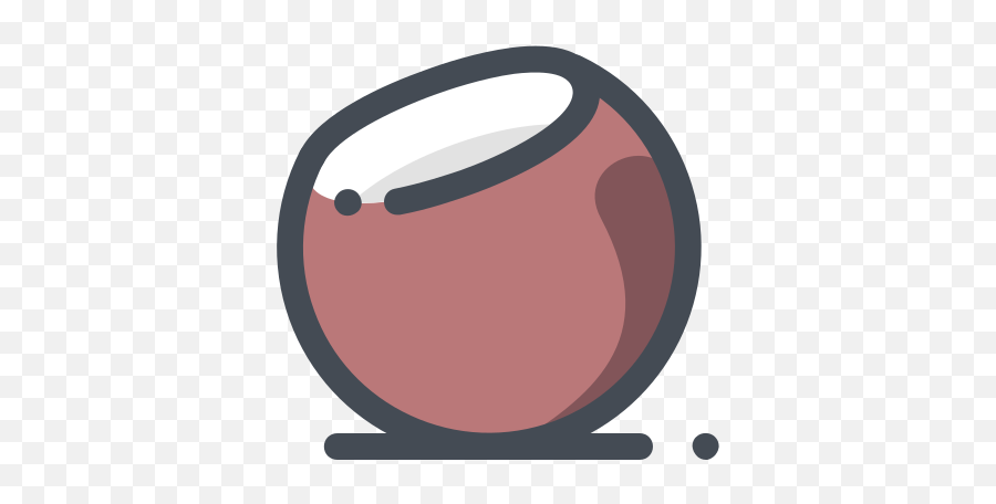 Coconut Icon - Free Download Png And Vector Circle Emoji,Coconut Emoji Iphone