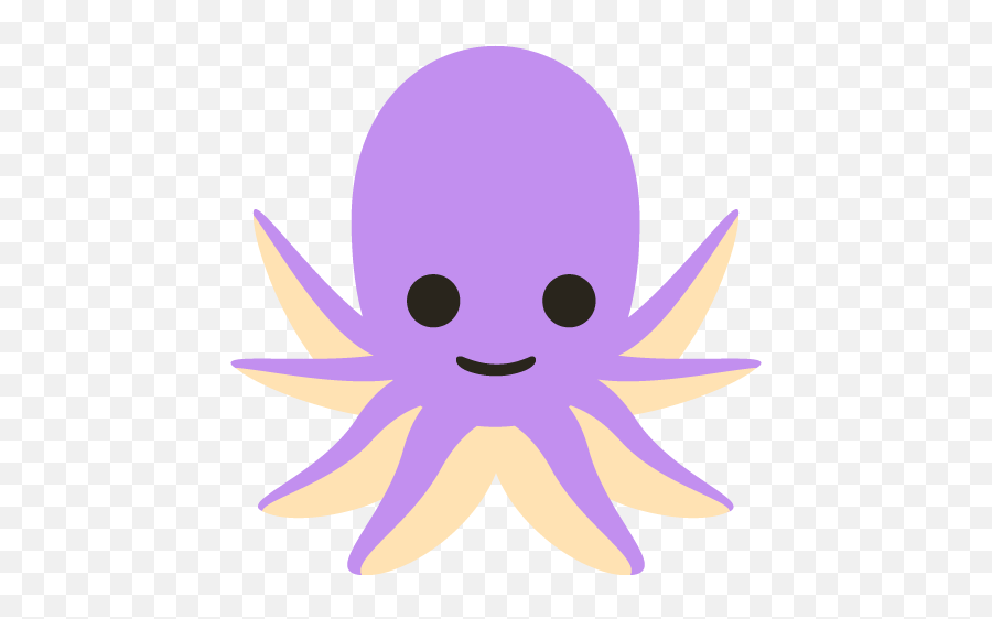 Octopus Emoji Vector Icon - Emoji Octopus Png,Octopus Emoji
