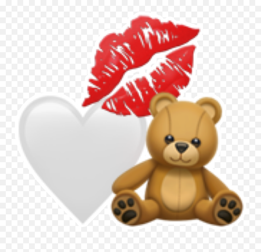 Iphone Complex Emoji Edit Overlay - Teddy Bear,Emoji Background For Iphone