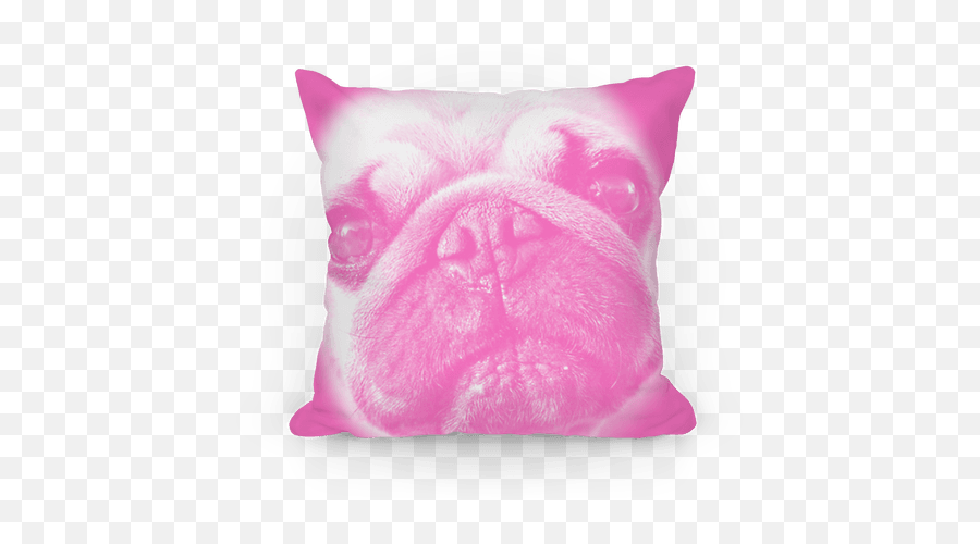 Resting Bitch Face Pillows - Pug Dog Header For Twitter Emoji,Perv Face Emoji