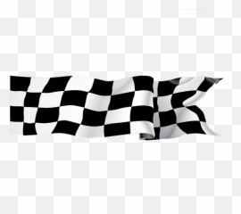 Checkered Flag Banner - Png Emoji