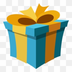 Wrapped Present Emoji For Facebook Email Sms - Emoticon Gift