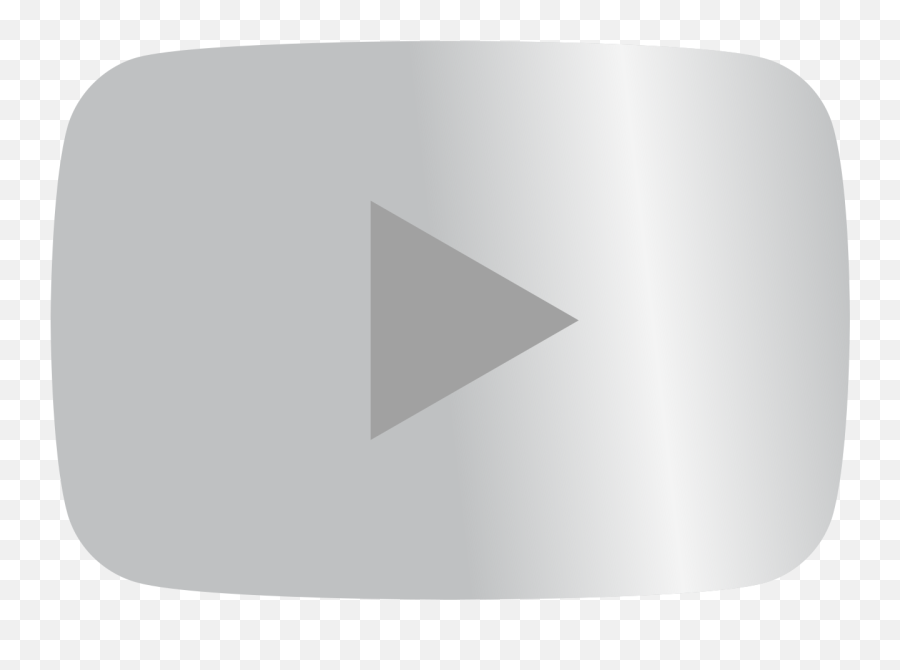 Youtube Silver Play Button 2 - Logo Silver Play Button Emoji,How To Use Emojis On Youtube