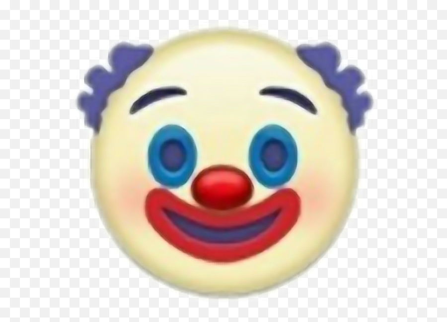 Clown Killer Clown Iphoneemoji Emoji - Emoji Clown Png,Clown Emoticon