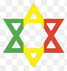 Rastafarian Star Of David - Stock Emoji