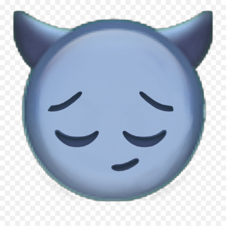 Iphone Iphoneemoji Emoji Emojis Devil - Devil Emojis,Blue Devil Emoji