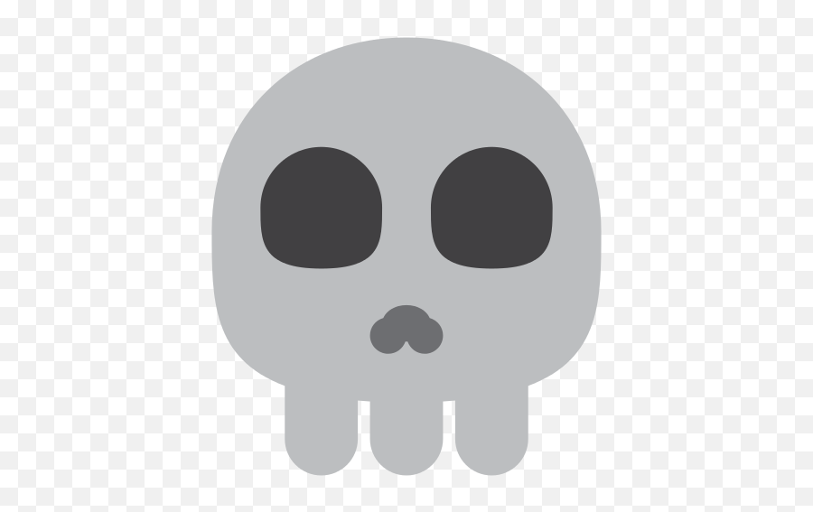 Twemoji 1f480 - Skull Emoji Twitter,Bone Emoji