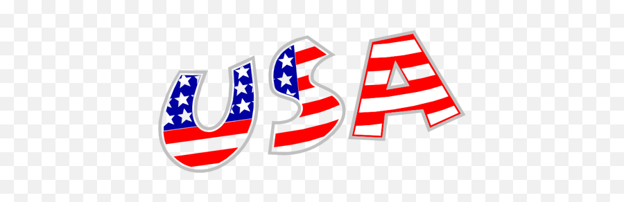 Usa Sign Vector Image - Clipart Amerika Emoji,4th Of July Emoticons