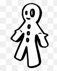 Gingerbread Man Xmas - Gingerbread Emoji,Gingerbread Man Emoji