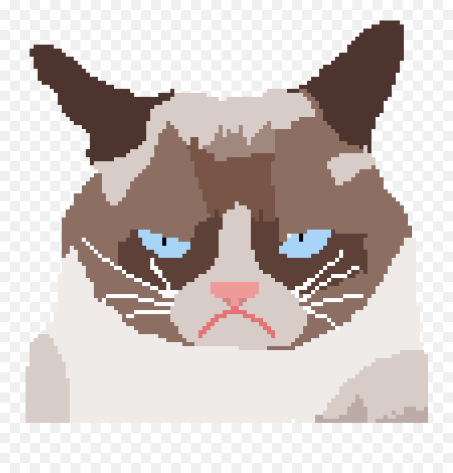 Pixilart - Domestic Cat Emoji,Grumpy Cat Emoticons