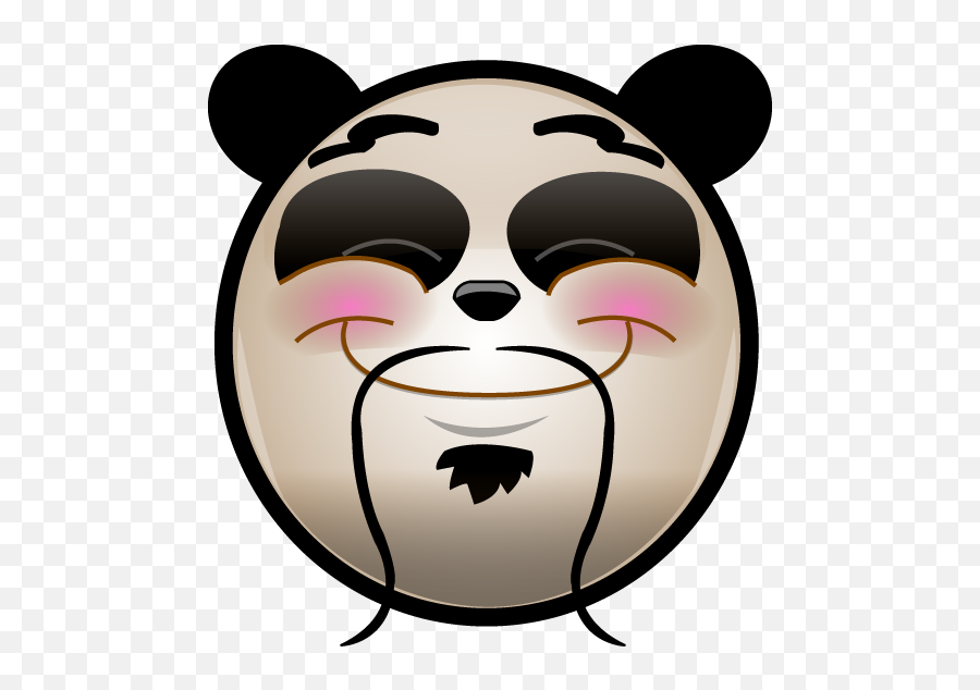 Panda Emoji Transparent Png Clipart - Emoji Happy Panda,Obama Emojis