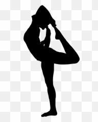 Female Woman Girl Yoga Pose - Vector Png Emoji