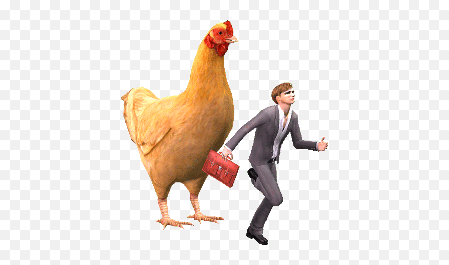 Free Chicken Moving Cliparts Download - Man Running From Chicken Gif Emoji,Dancing Chicken Emoticon
