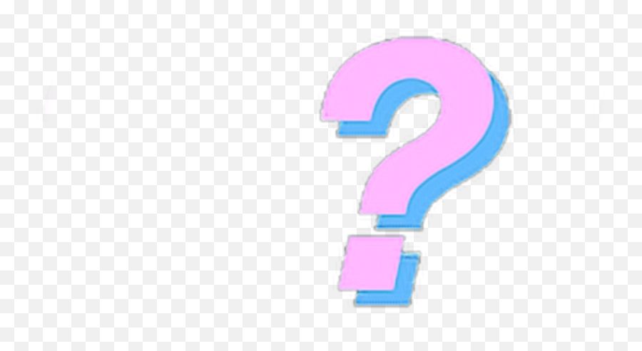 Pastel Pink Text Purple Question Questionmark Aesthet - Style Emoji,Question Mark Emoji