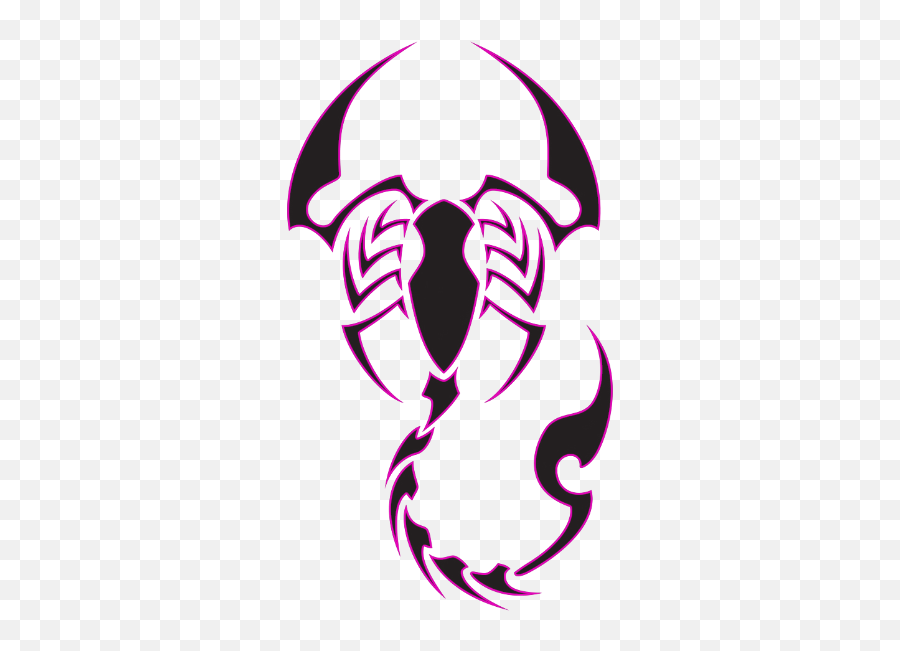 Drawing Scorpion Easy Transparent Png - Scorpion Tribal Tattoo Designs Emoji,Scorpio Emoji