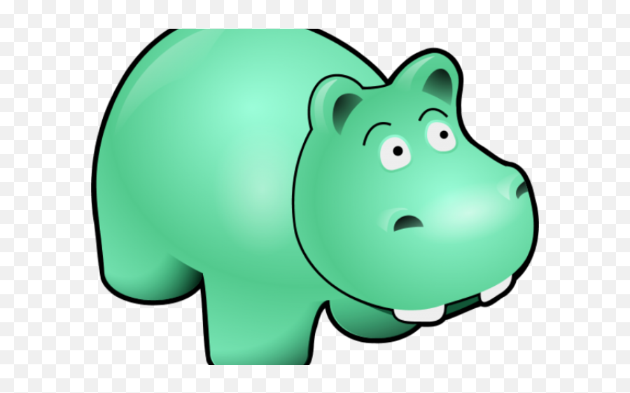 Hippopotamus Clipart Transparent - Hippo With A Hat Emoji,Hippo Emoji