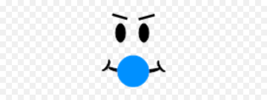 Blue Bubble Trouble - Roblox Emoji,Raspberry Emoticon