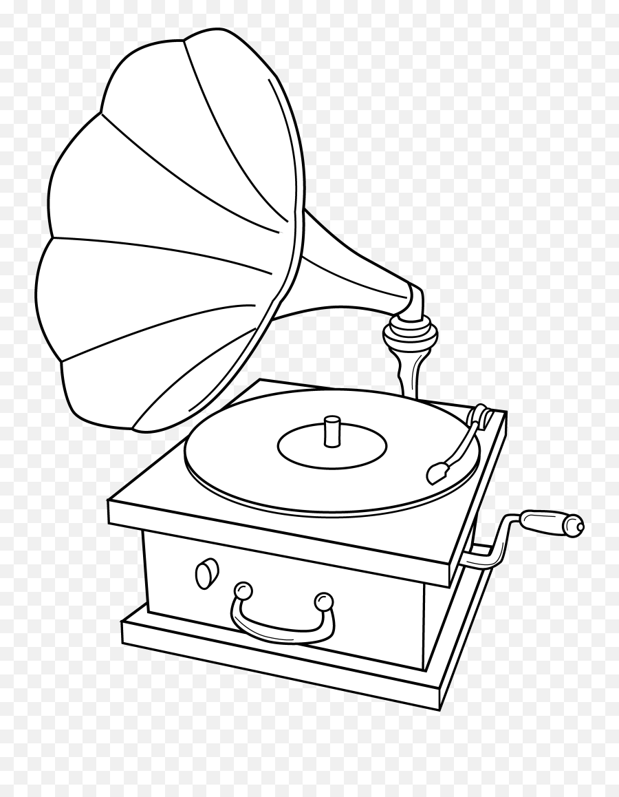 Wwii Drawing Old Fashioned Transparent U0026 Png Clipart Free - Cartoon Old Fashioned Record Player Emoji,Record Player Emoji