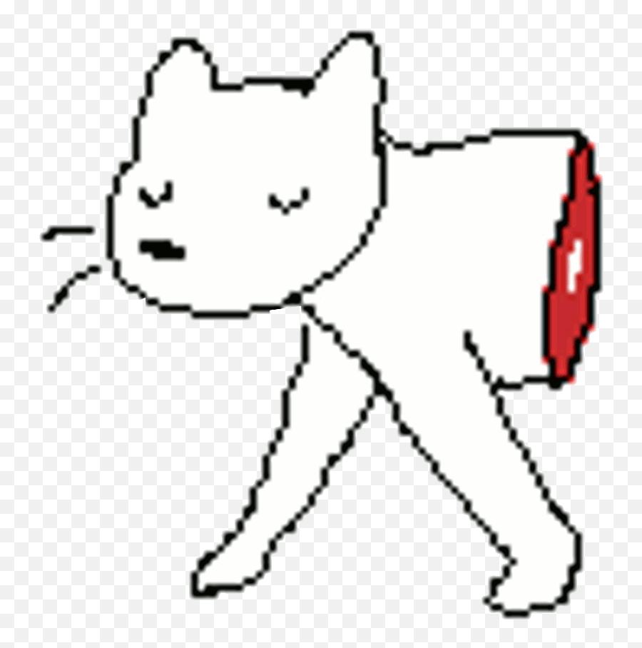 Cat Pixel Gifs Wifflegif I Love Cat Gifs - Lowgif Pixel Cute Transparent Gif Emoji,Sleeping Cat Emoji