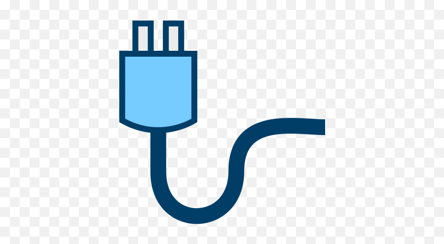 Electric Plug Emoji For Facebook Email Sms - Blue Electrical Plug Clipart,Electric Emoji