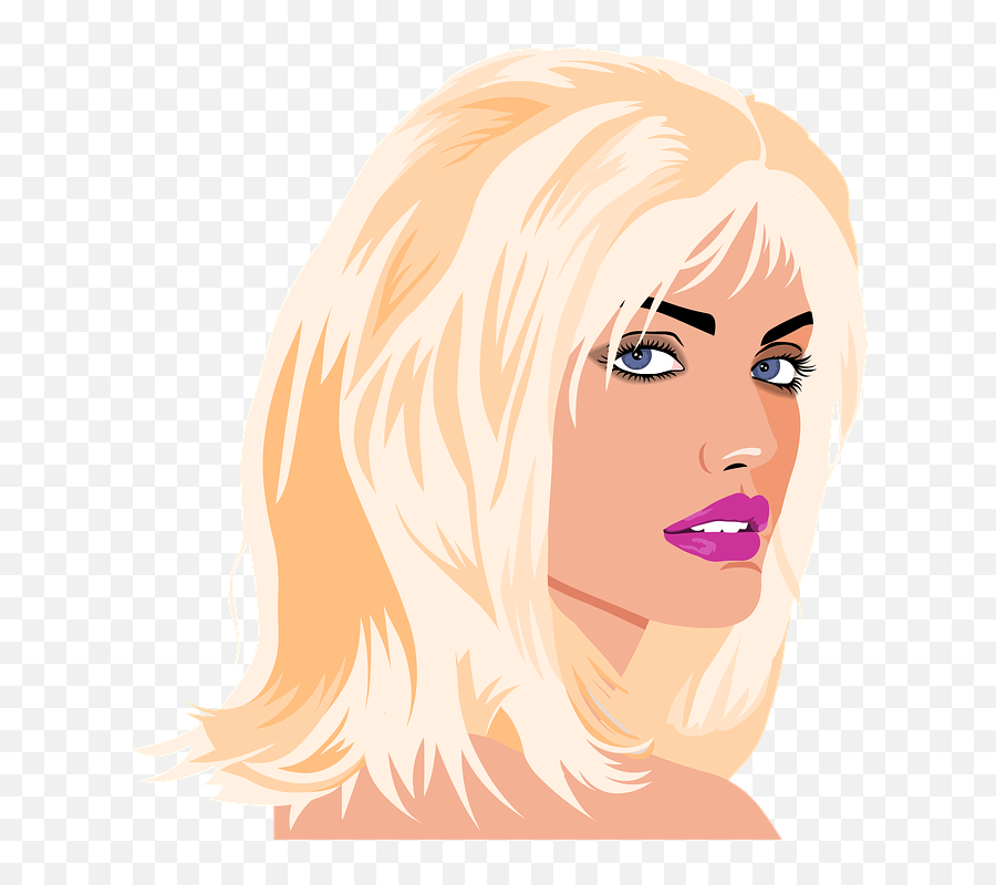 Download Free Png Portrait Blonde Woman Young C - Dlpngcom Beautiful Woman Clipart Free Emoji,Blonde Woman Emoji
