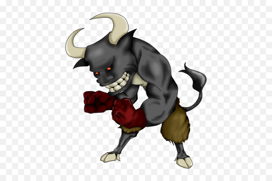 Download Free Png Angry Bull By Iluntxo04 Plusp - Dlpngcom Cartoon Emoji,Bull Emoticon