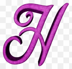 Alfabeto estampado de hojas en fucsiaH Lettering - Modelos De Letras Emoji