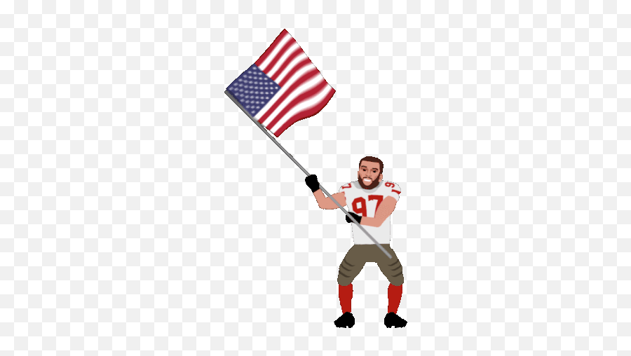 Sports Football Gif - American Emoji,Us Flag Emoji