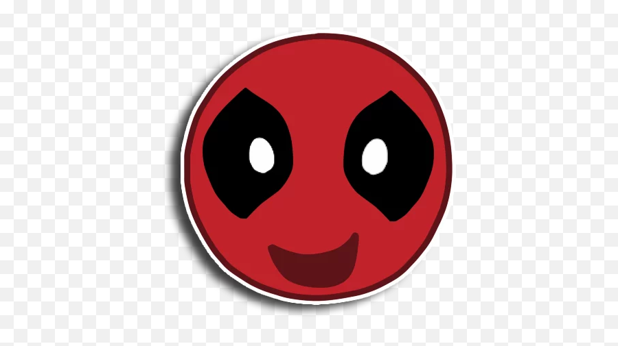 Deadpool Emoji - Happy,Deadpool Emoji
